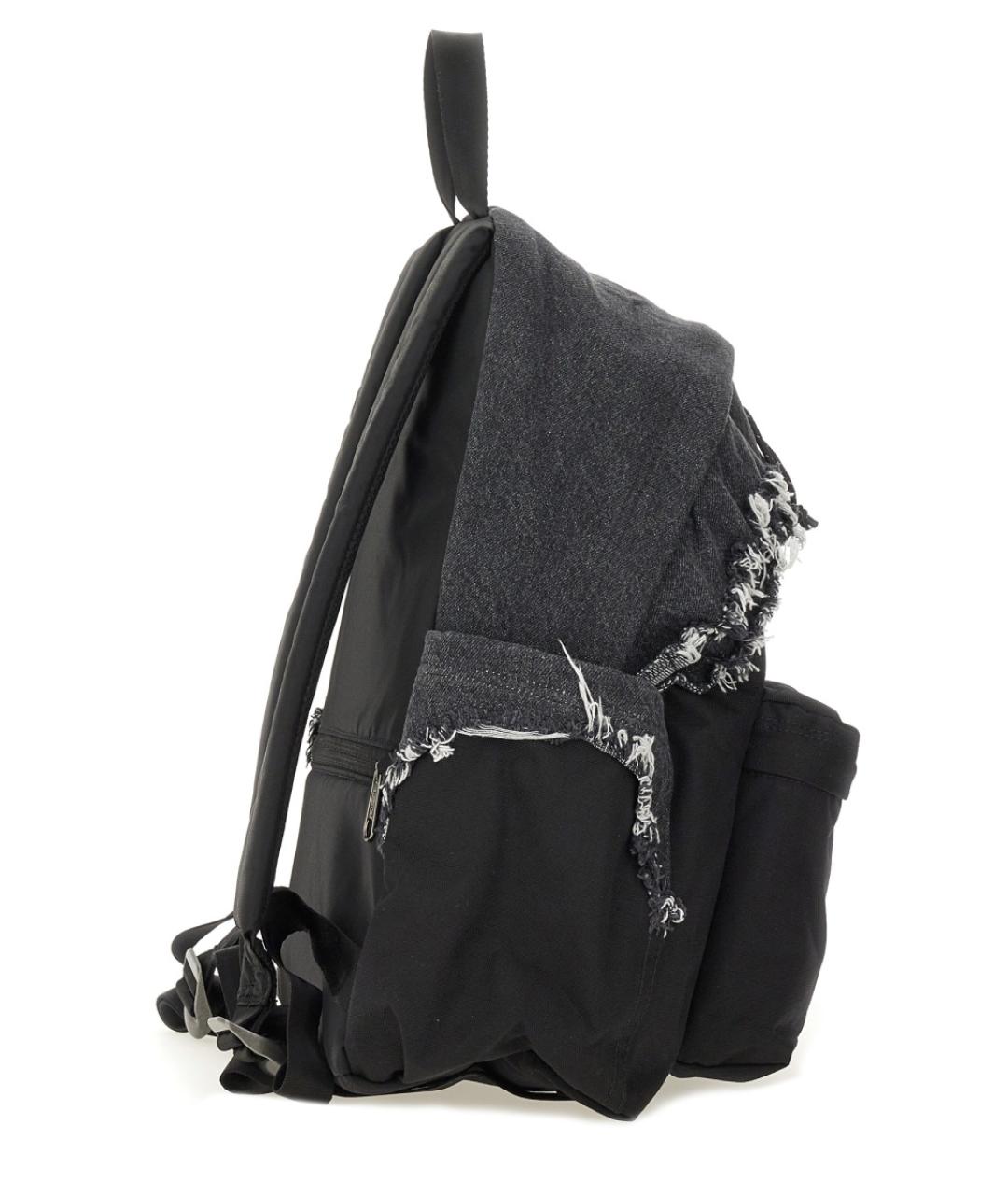 DIESEL Черный синтетический рюкзак, фото 3