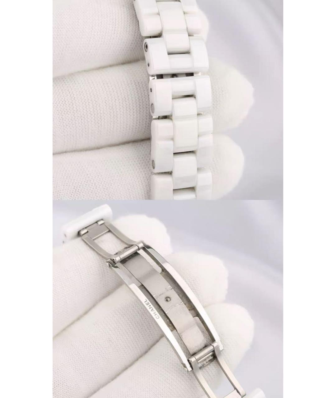 CHANEL Белые керамические часы, фото 6