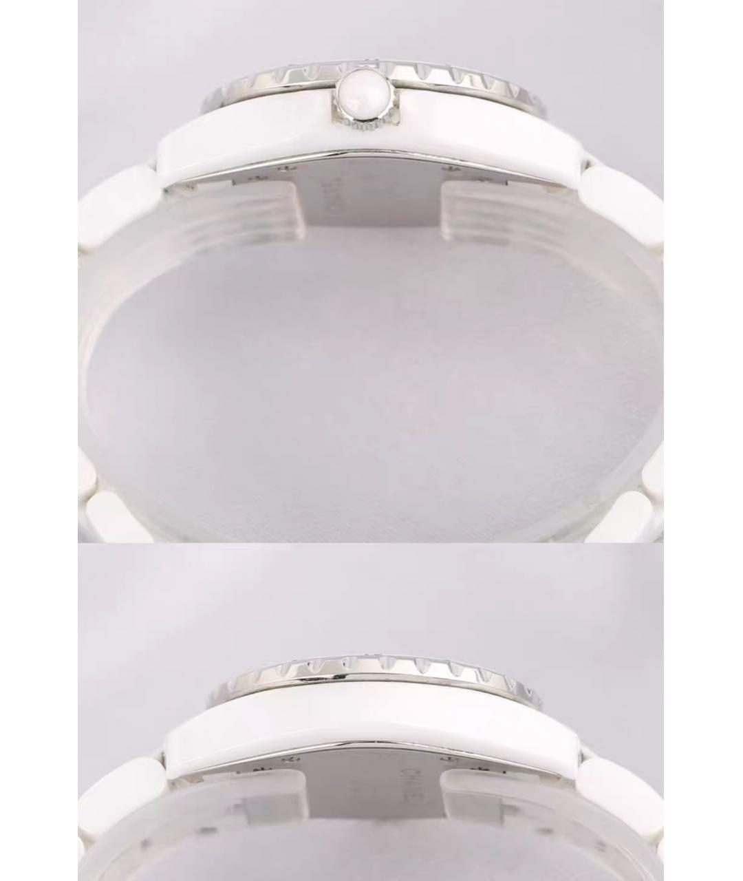 CHANEL Белые керамические часы, фото 5