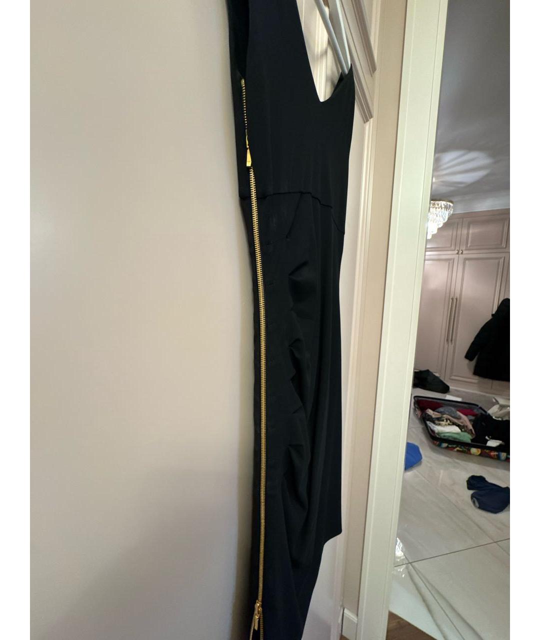 ESCADA Черное хлопковое коктейльное платье, фото 5