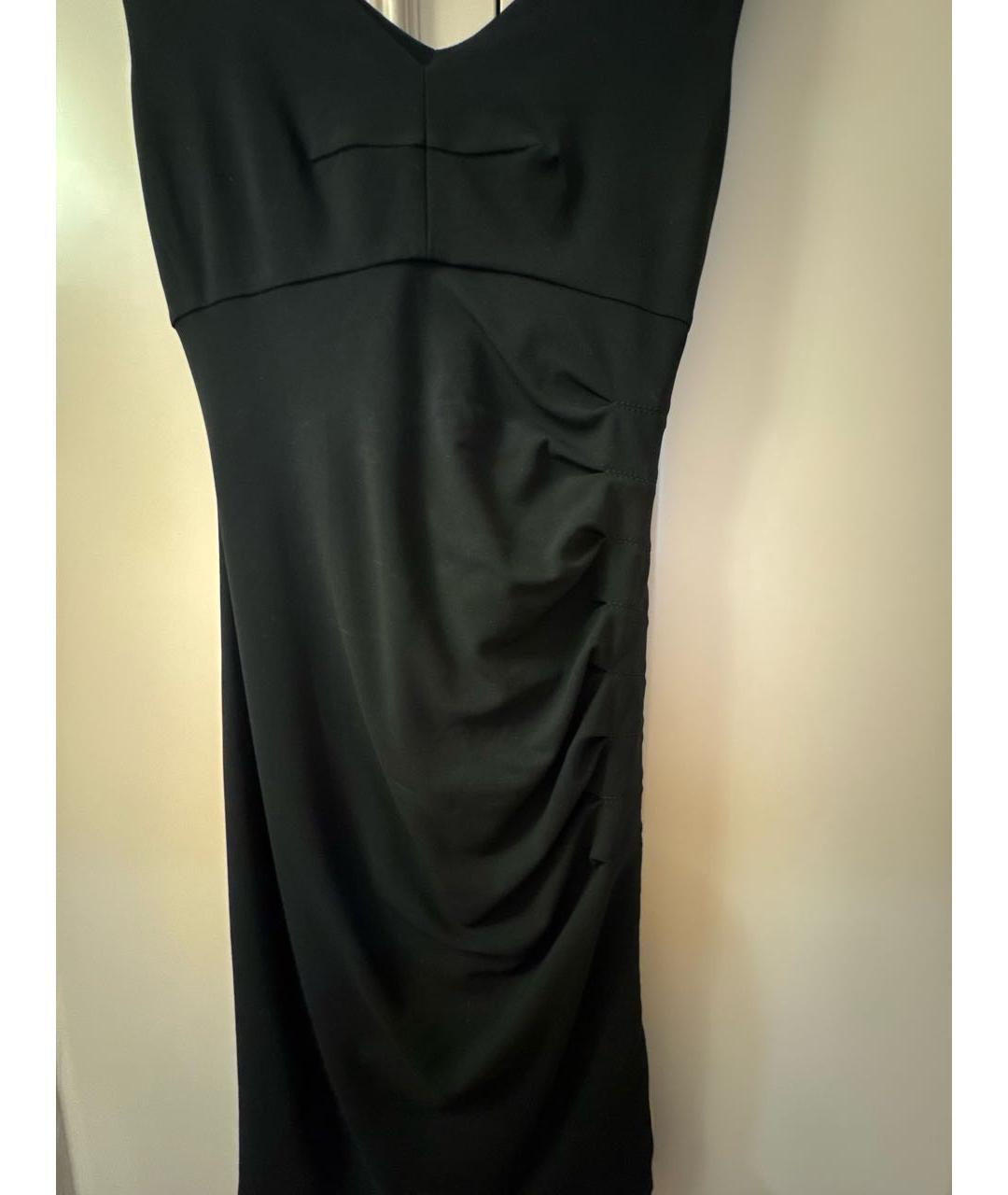 ESCADA Черное хлопковое коктейльное платье, фото 4