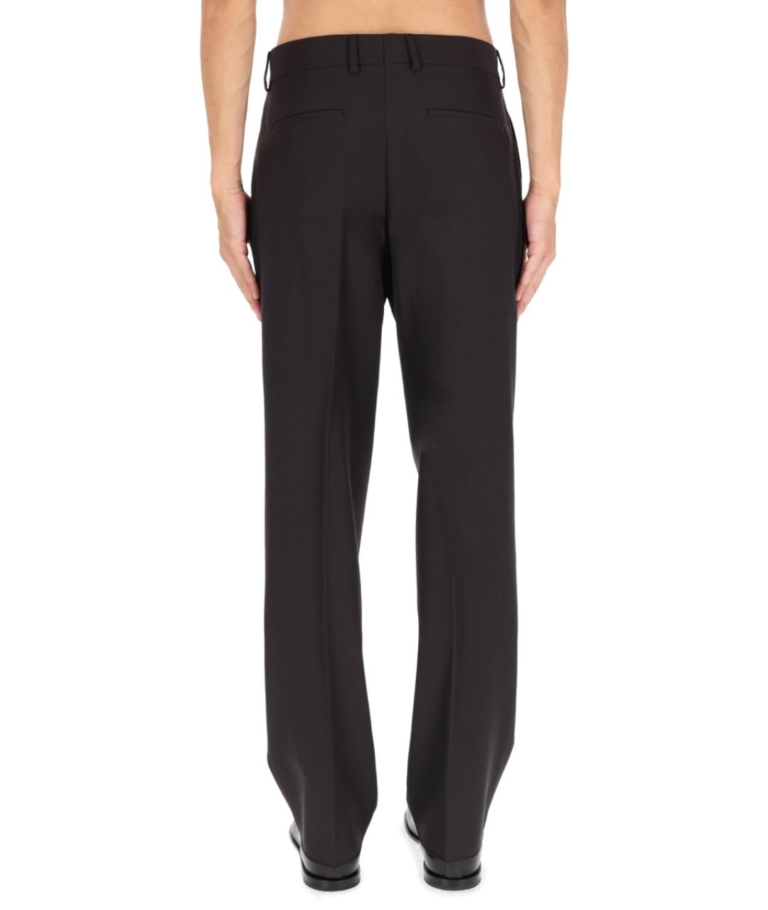 FENDI Коричневые полиэстеровые брюки чинос, фото 4