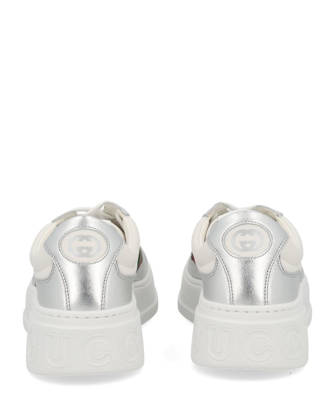 GUCCI Мульти кожаные кроссовки, фото 4