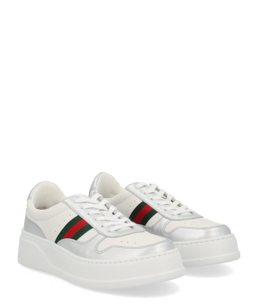 GUCCI Мульти кожаные кроссовки, фото 2