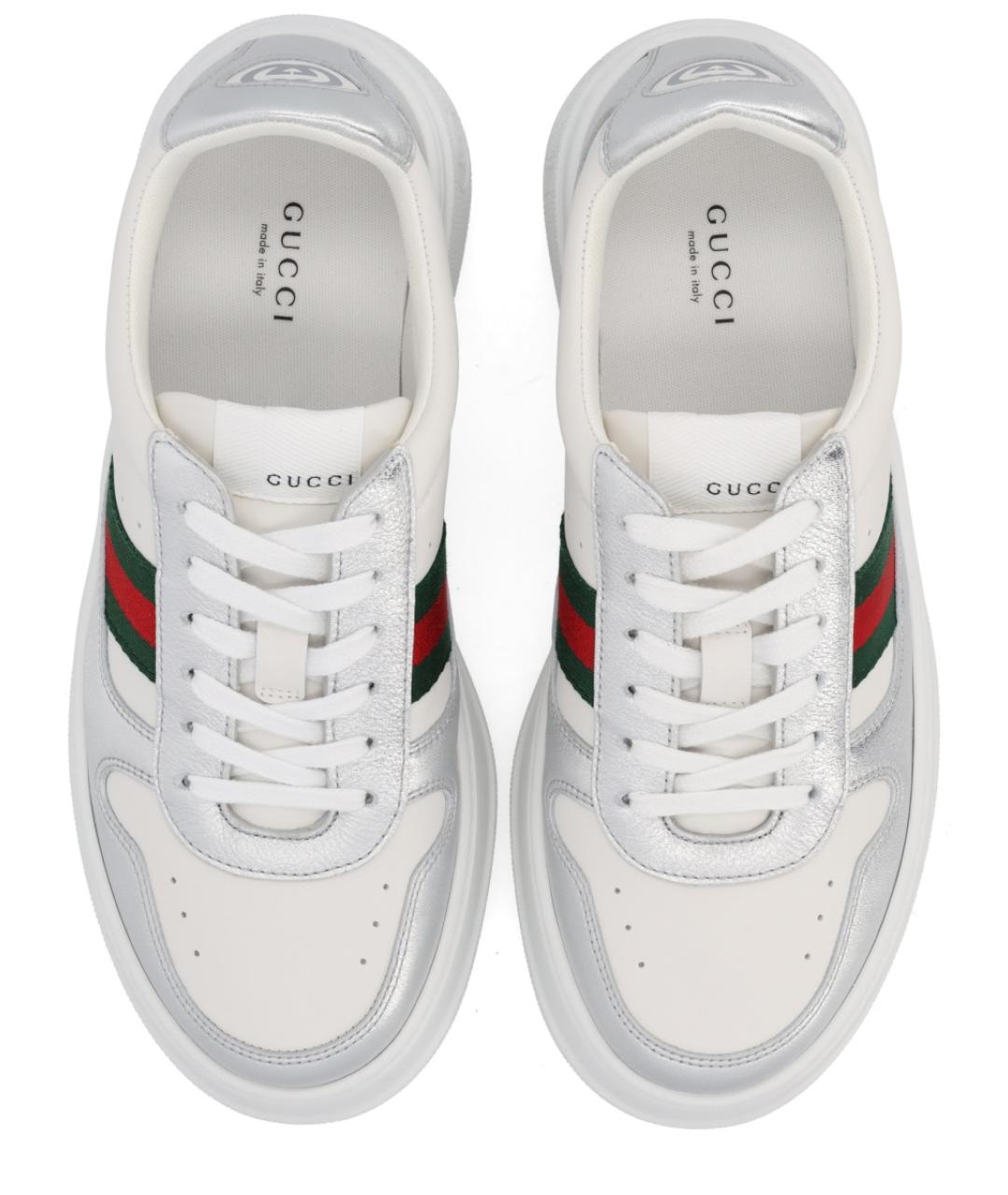 GUCCI Мульти кожаные кроссовки, фото 5