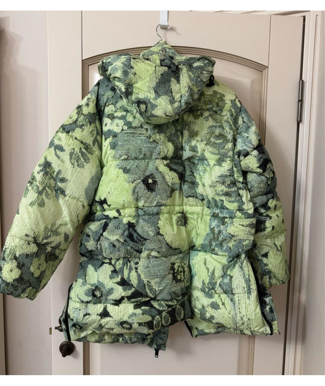 GANNI Салатовая хлопковая куртка, фото 2