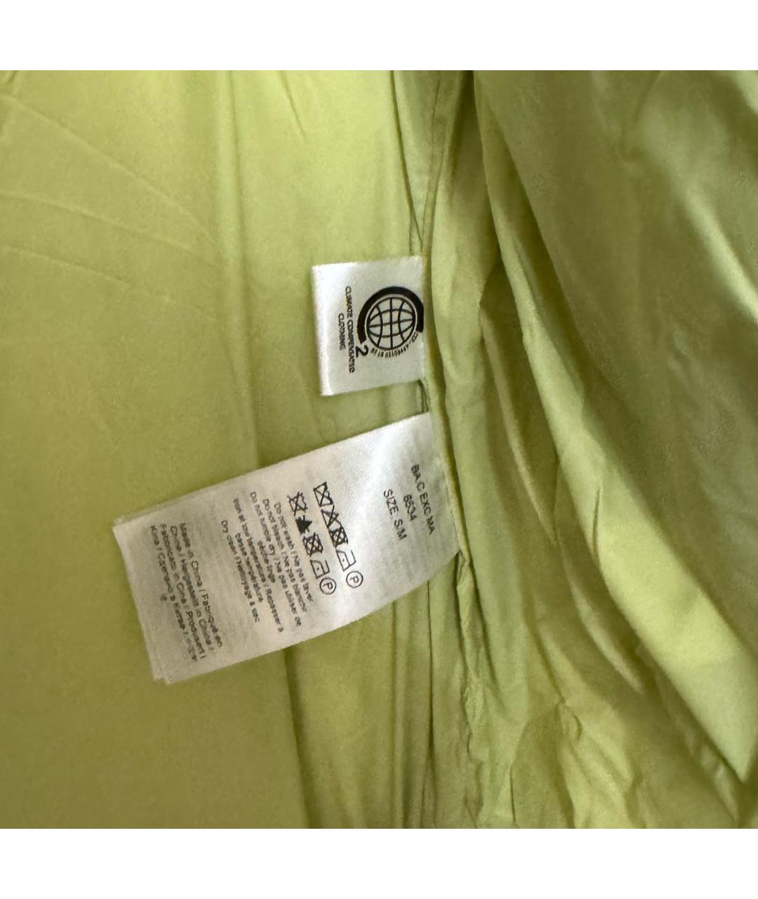 GANNI Салатовая хлопковая куртка, фото 5