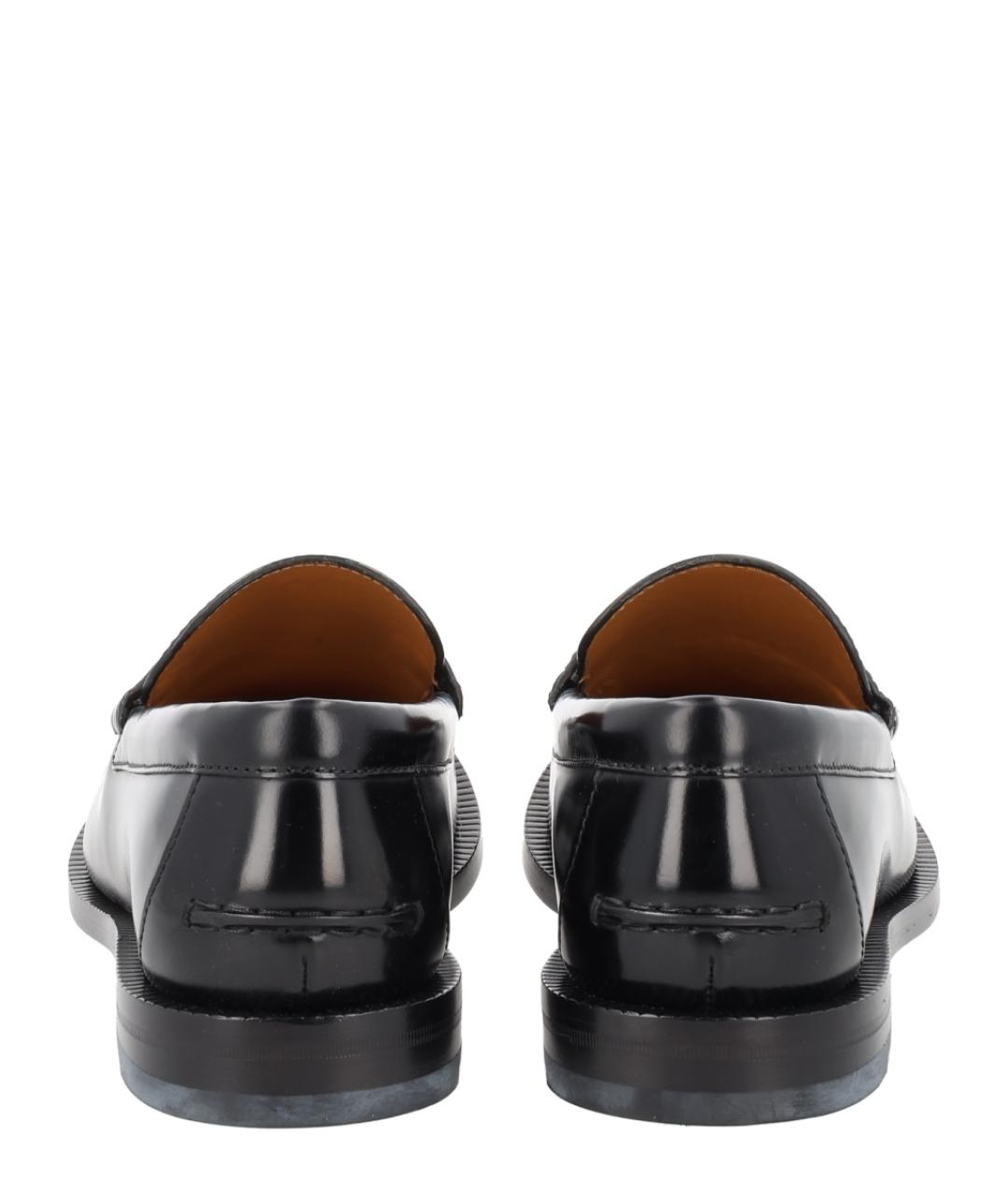GUCCI Черные кожаные лоферы, фото 4