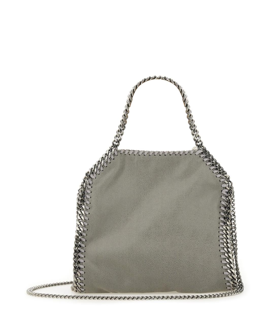 STELLA MCCARTNEY Серая сумка через плечо из искусственной кожи, фото 4