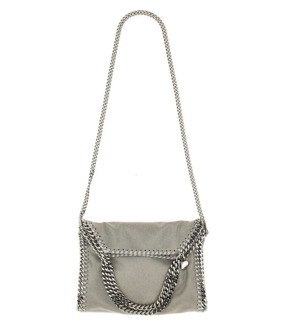 STELLA MCCARTNEY Серая сумка через плечо из искусственной кожи, фото 7