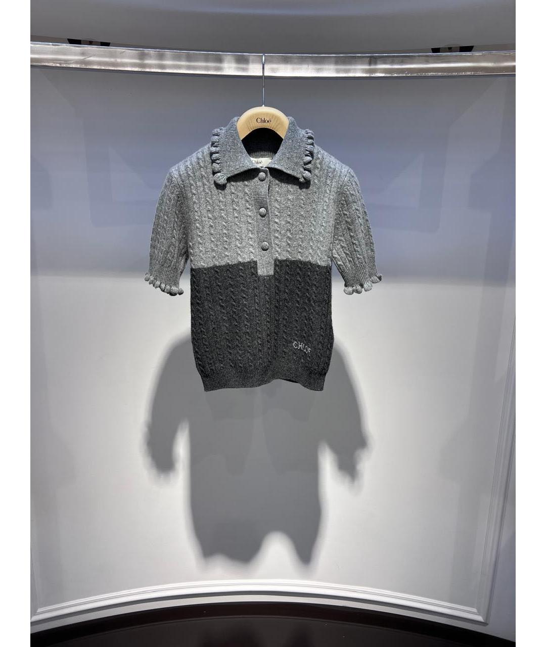 CHLOE Мульти шерстяной джемпер / свитер, фото 2