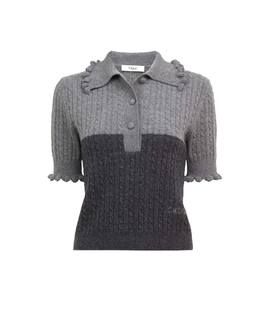 CHLOE Мульти шерстяной джемпер / свитер, фото 1