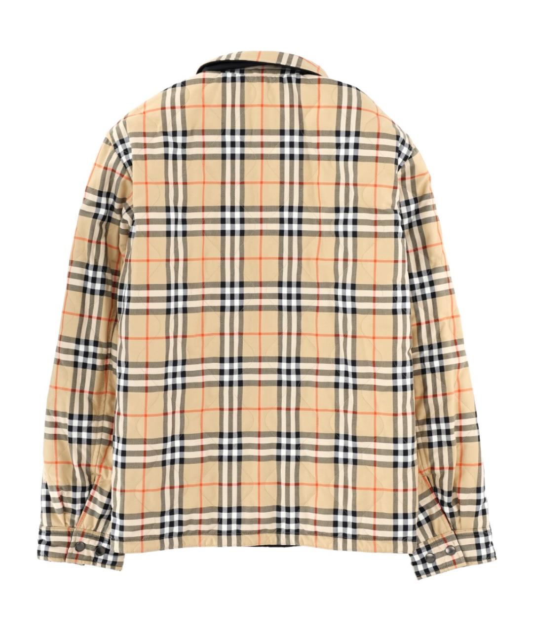 BURBERRY Черная полиамидовая куртка, фото 4