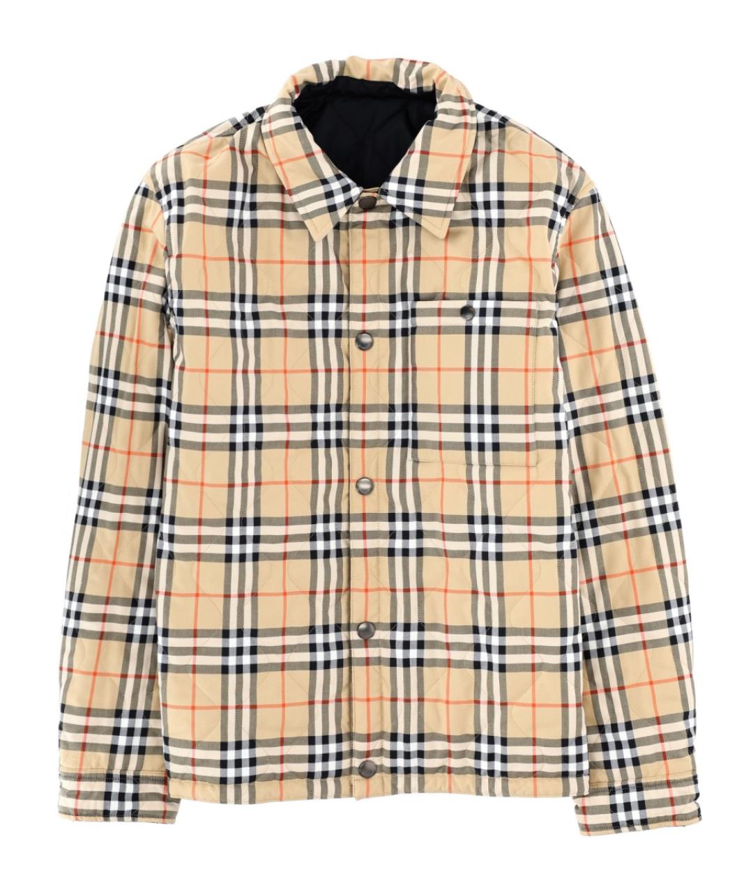 BURBERRY Черная полиамидовая куртка, фото 3