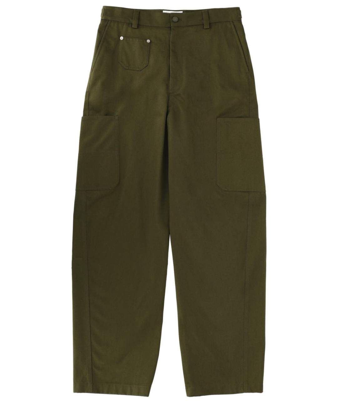 GIVENCHY Коричневые хлопковые повседневные брюки, фото 1