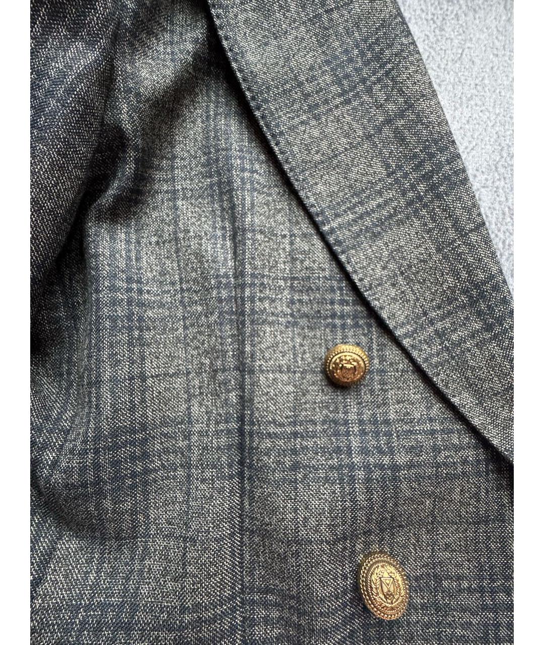 SANDRO Серый шерстяной костюм с брюками, фото 4