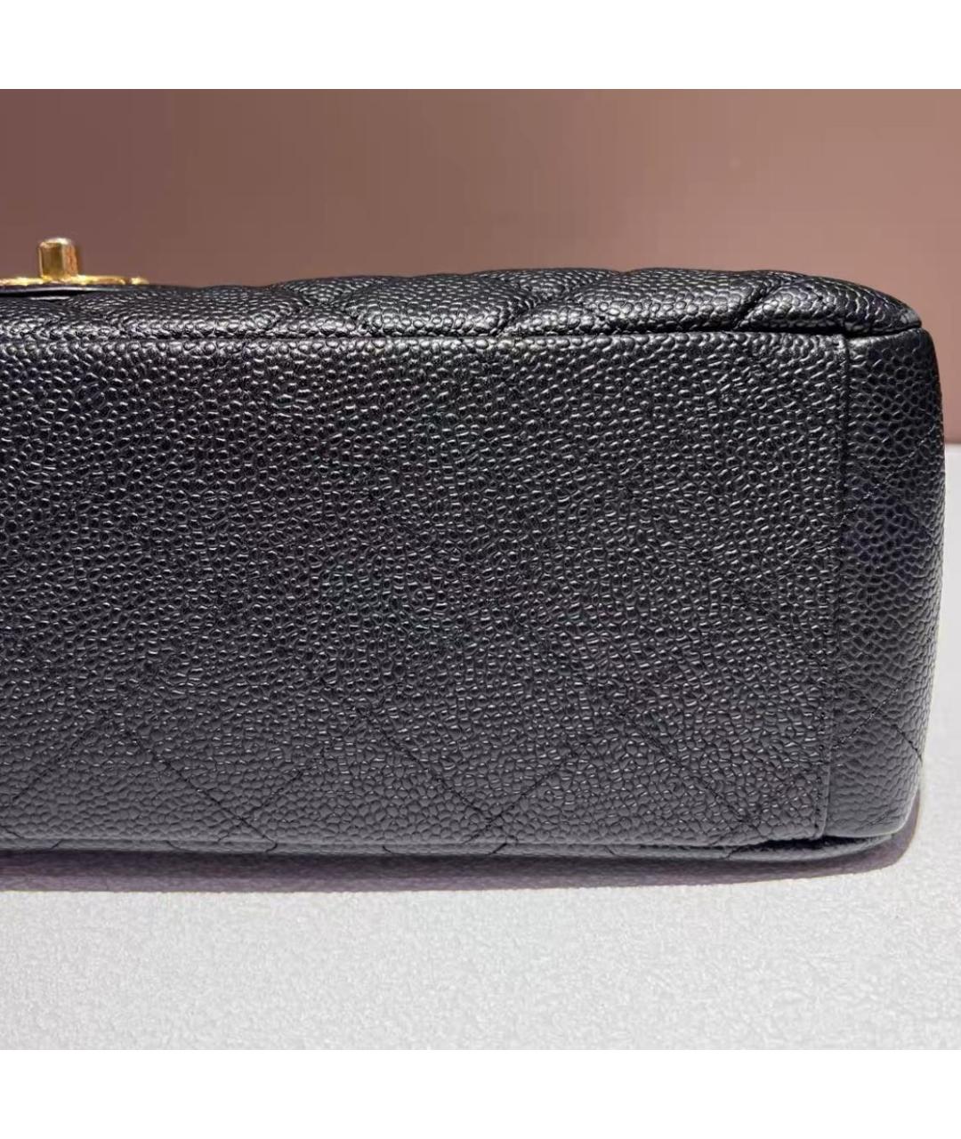 CHANEL Черная кожаная сумка через плечо, фото 7