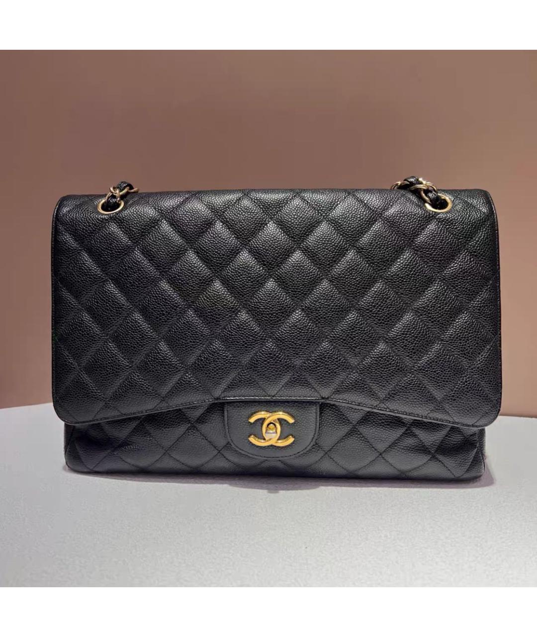 CHANEL Черная кожаная сумка через плечо, фото 9