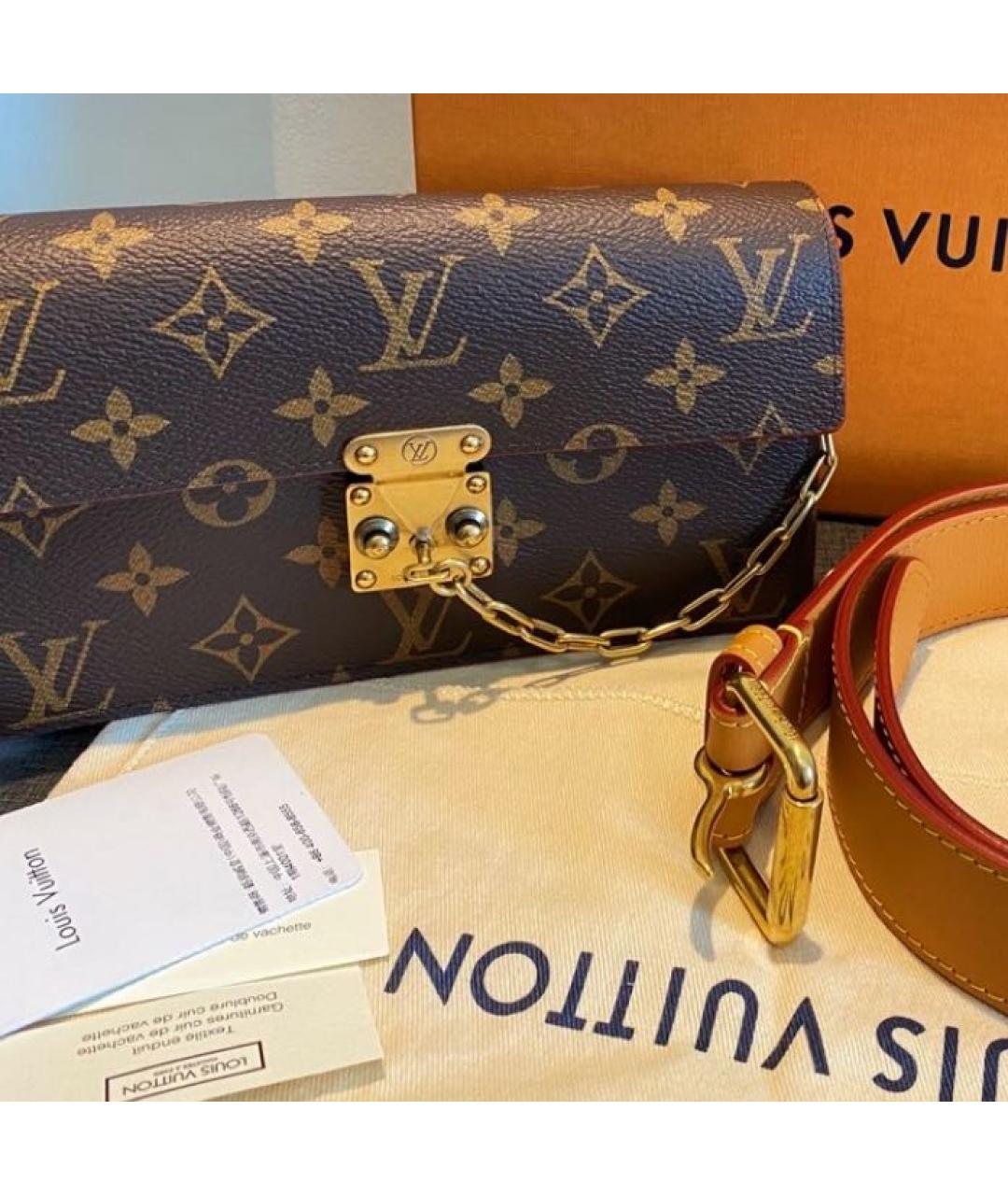 LOUIS VUITTON Коричневая сумка через плечо, фото 2