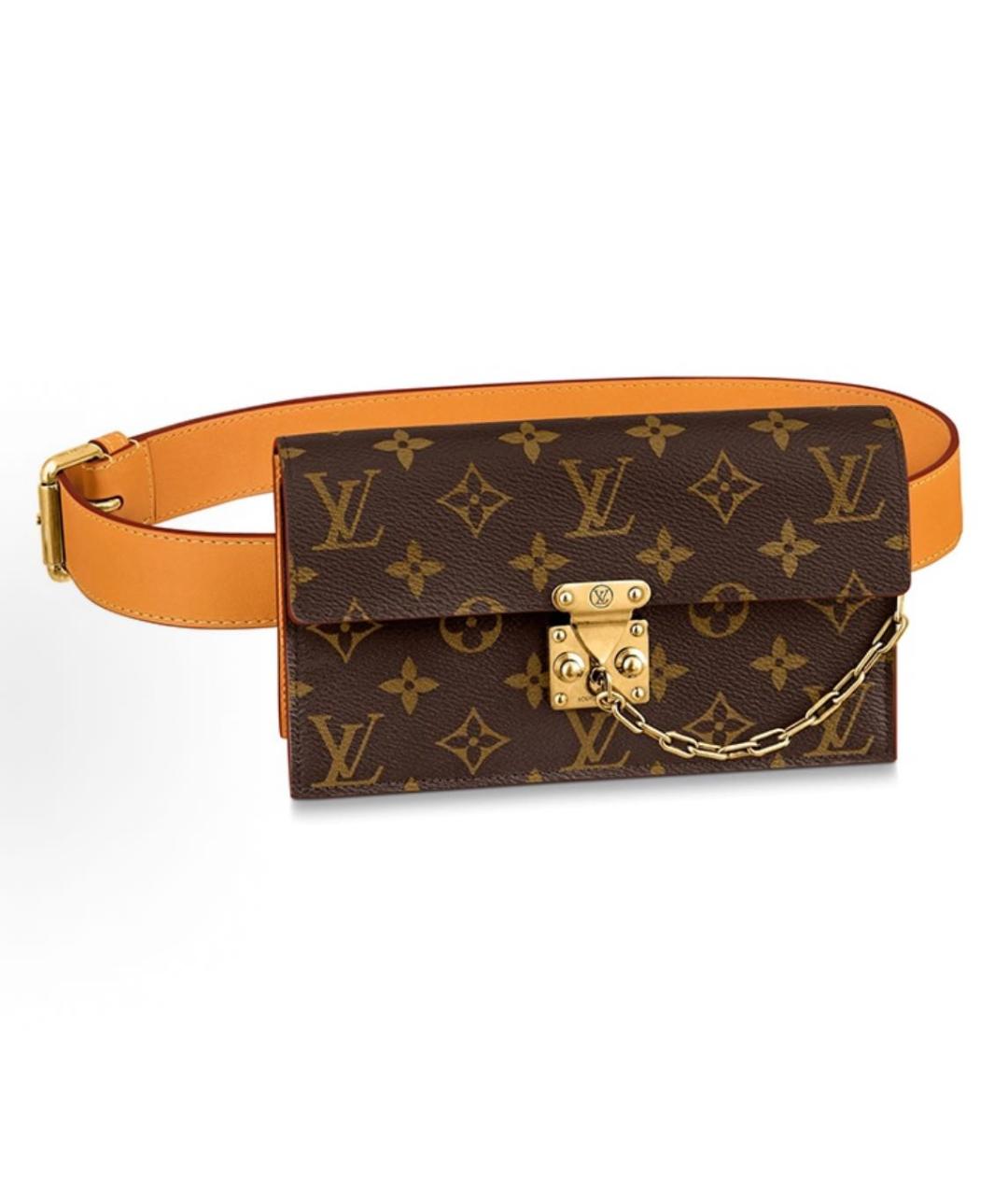 LOUIS VUITTON Коричневая сумка через плечо, фото 5