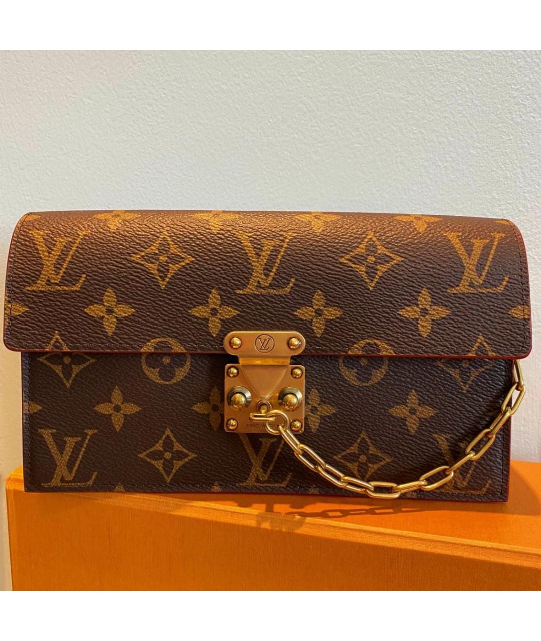 LOUIS VUITTON Коричневая сумка через плечо, фото 3