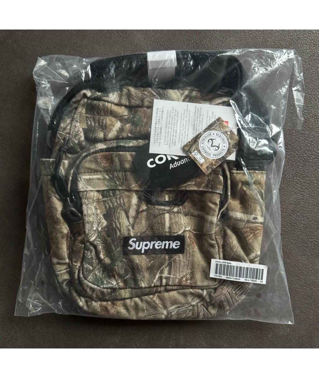 SUPREME Хаки синтетическая сумка на плечо, фото 3