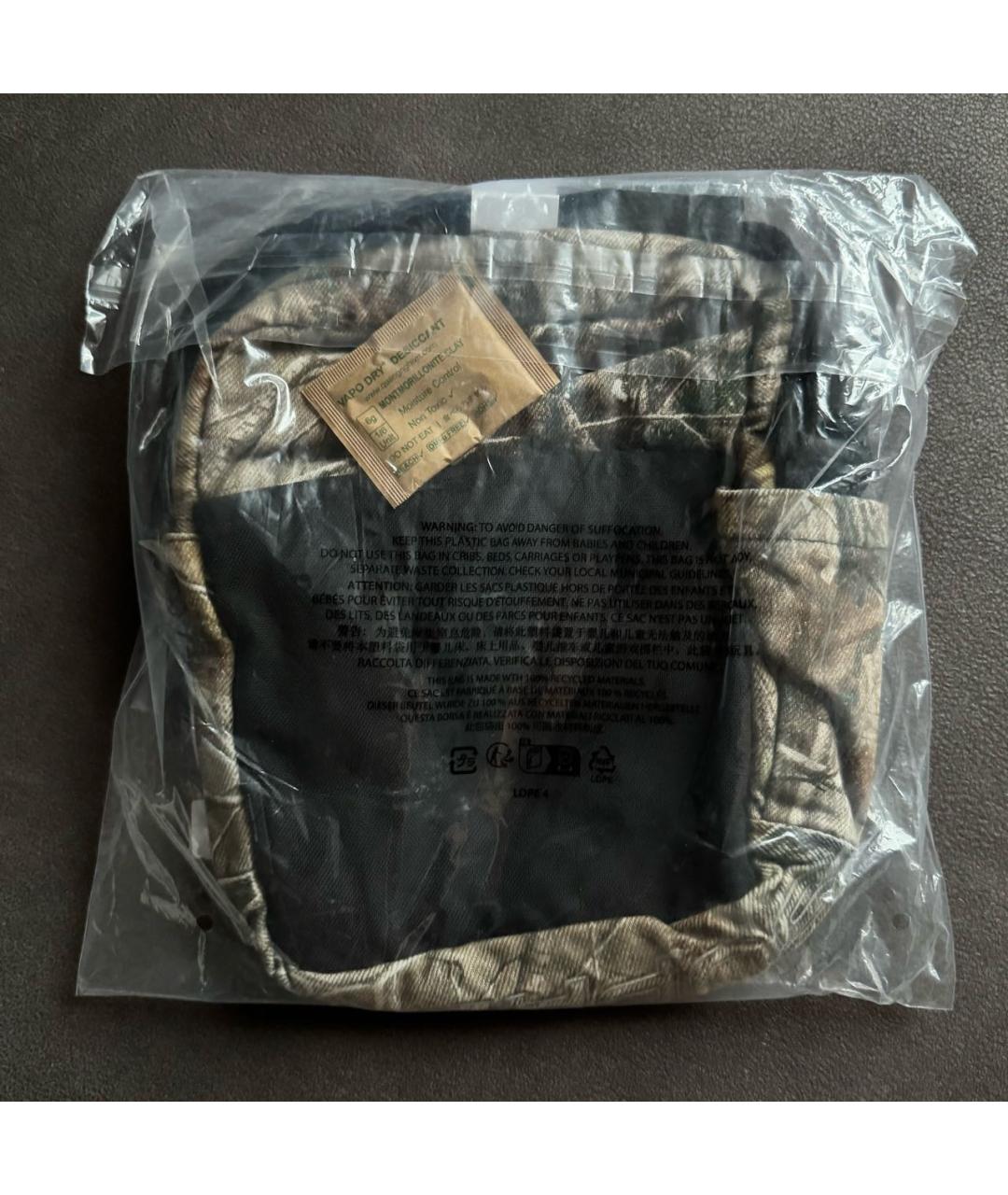 SUPREME Хаки синтетическая сумка на плечо, фото 5