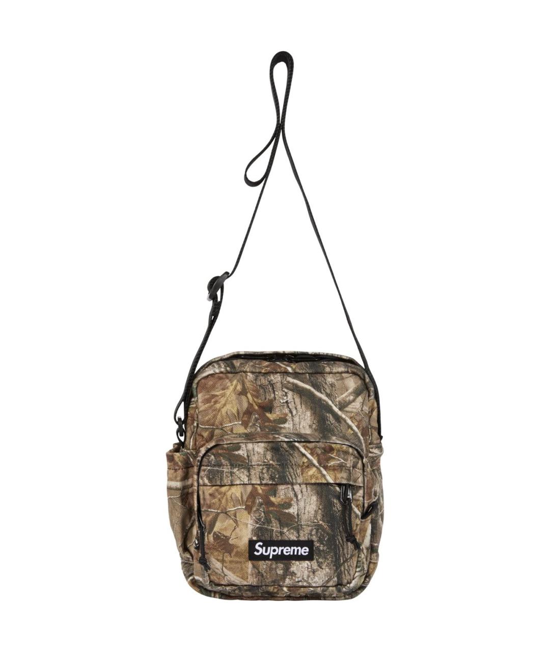 SUPREME Хаки синтетическая сумка на плечо, фото 2