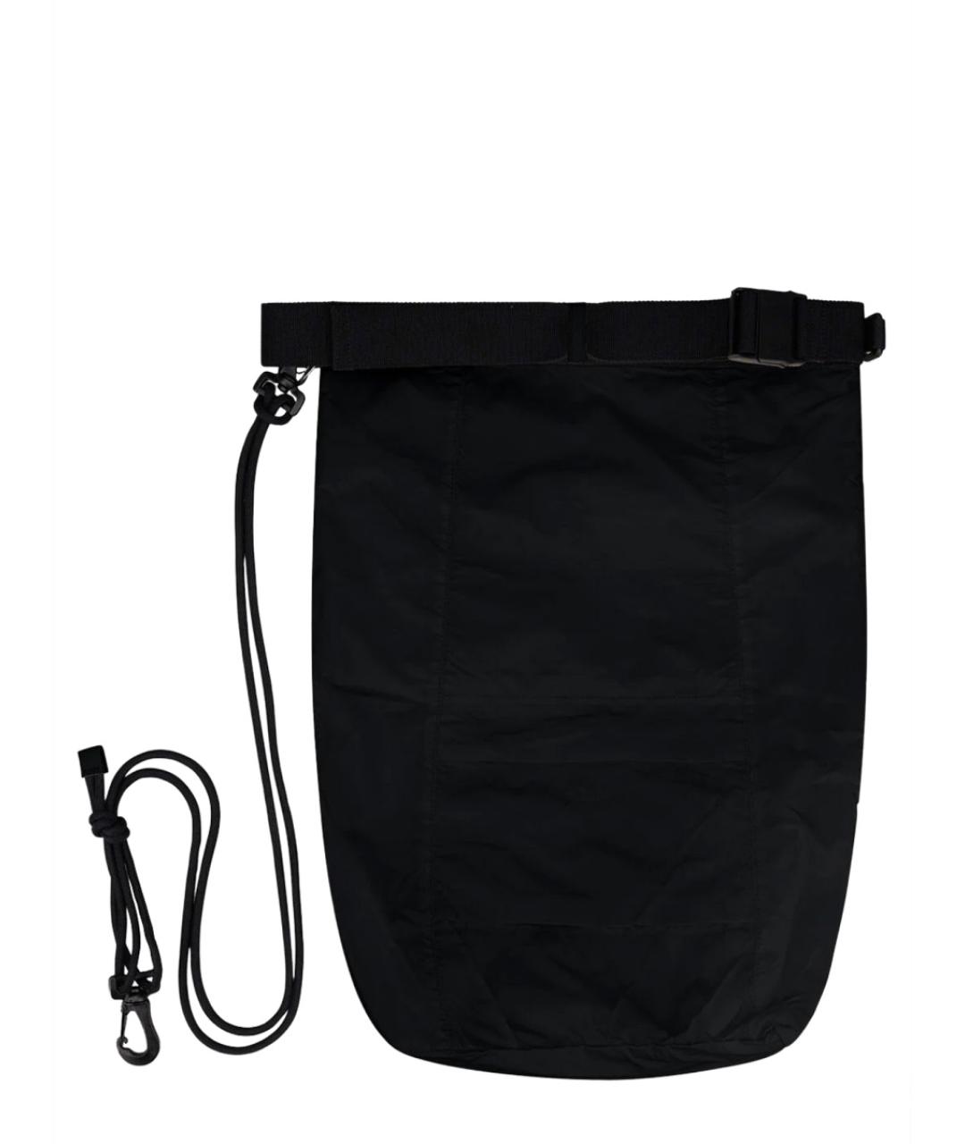 LAMINAR Черная тканевая сумка на плечо, фото 2