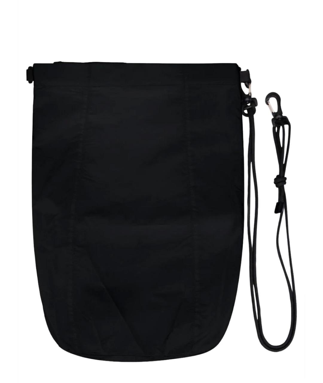 LAMINAR Черная тканевая сумка на плечо, фото 1