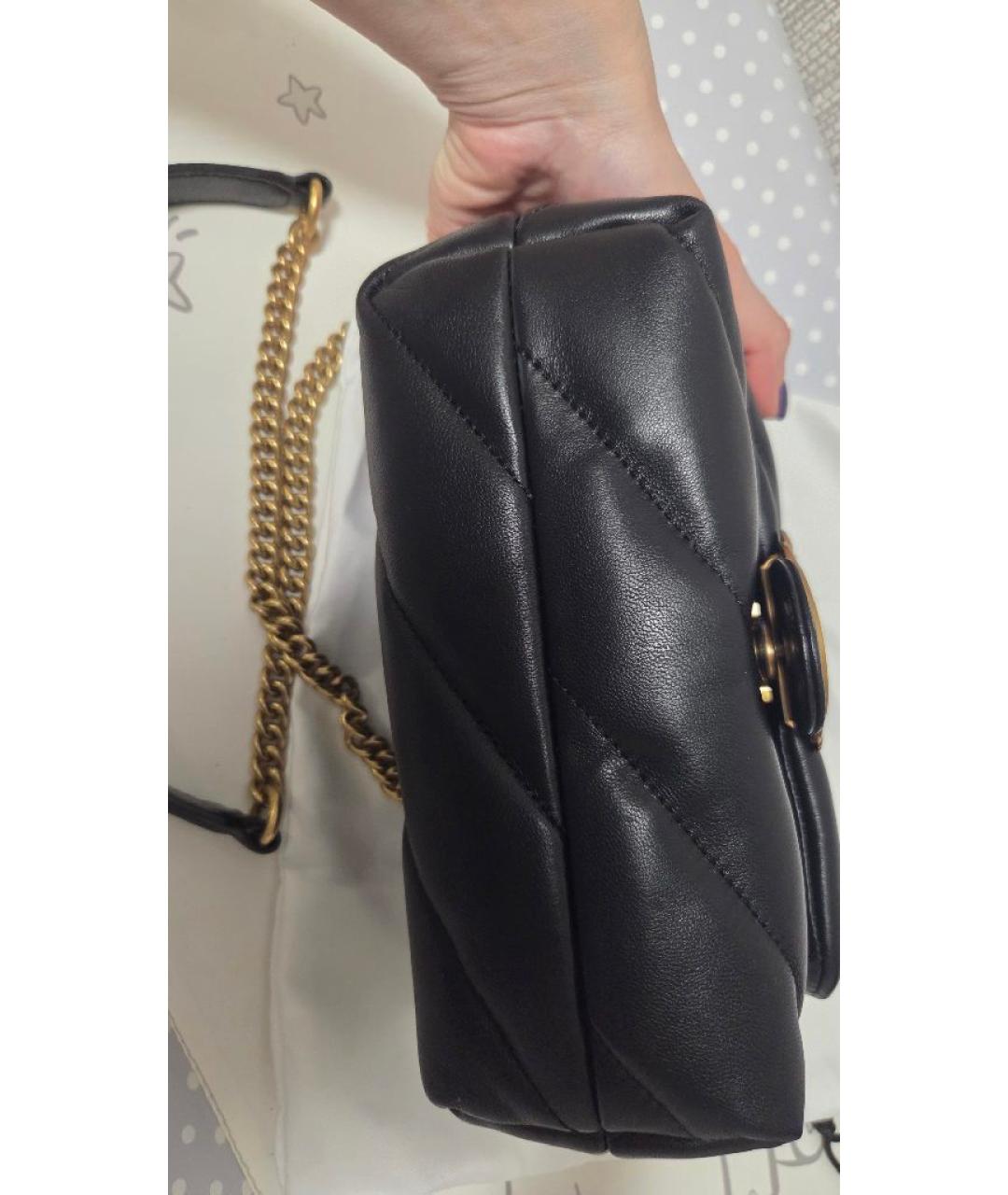 PINKO Черная кожаная сумка через плечо, фото 4