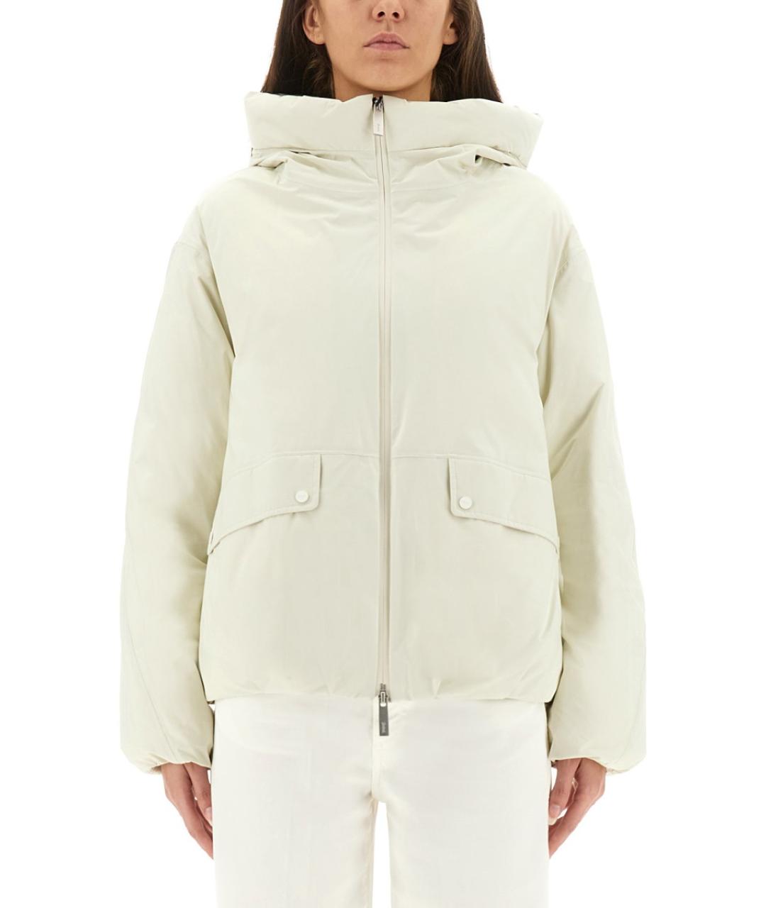 LAMINAR Белый полиамидовый пуховик, фото 5