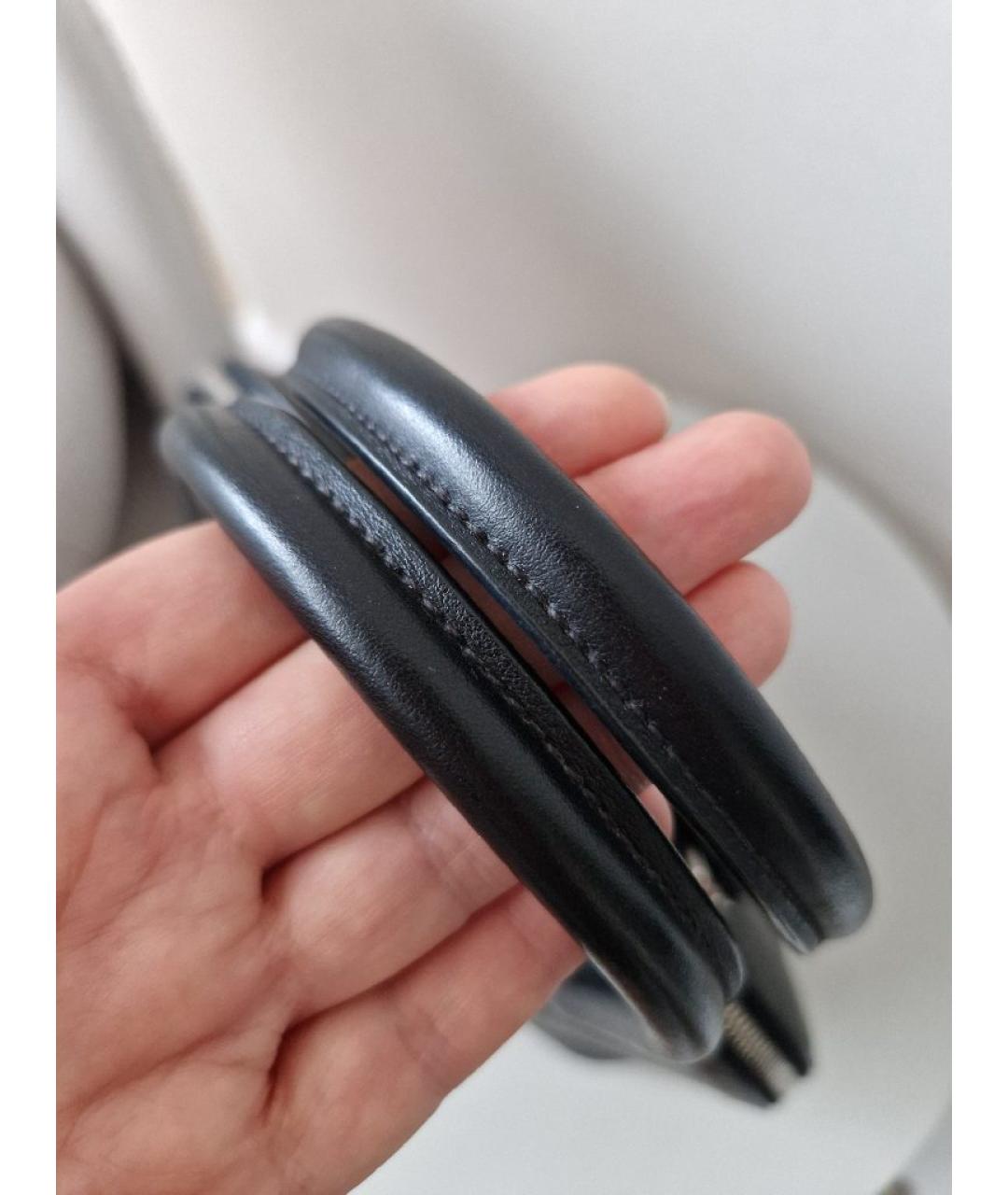 PRADA Черная кожаная сумка с короткими ручками, фото 8