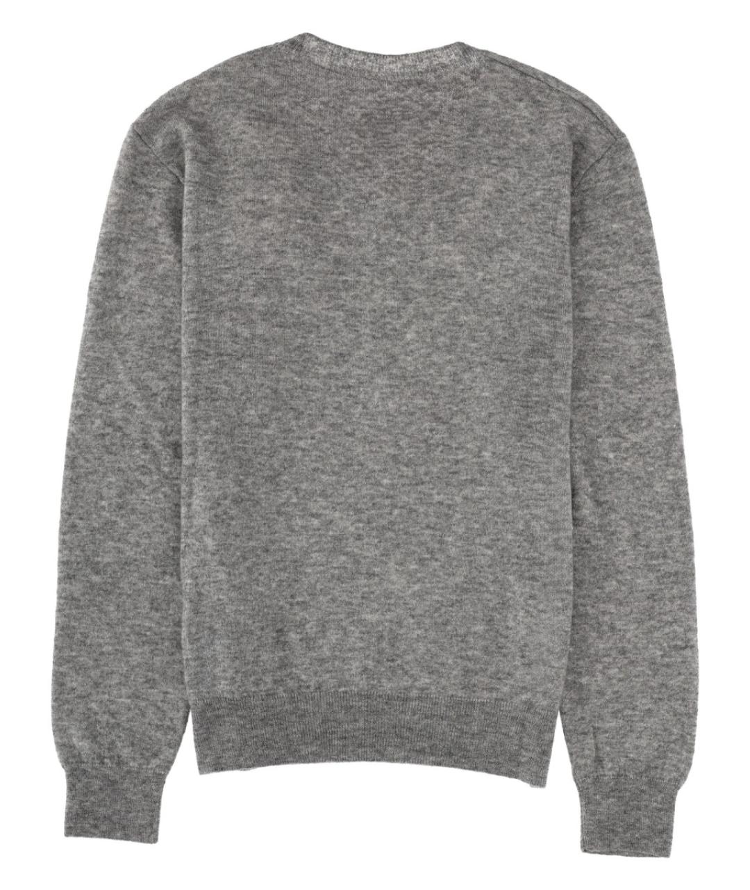 SAINT LAURENT Серый кашемировый джемпер / свитер, фото 2