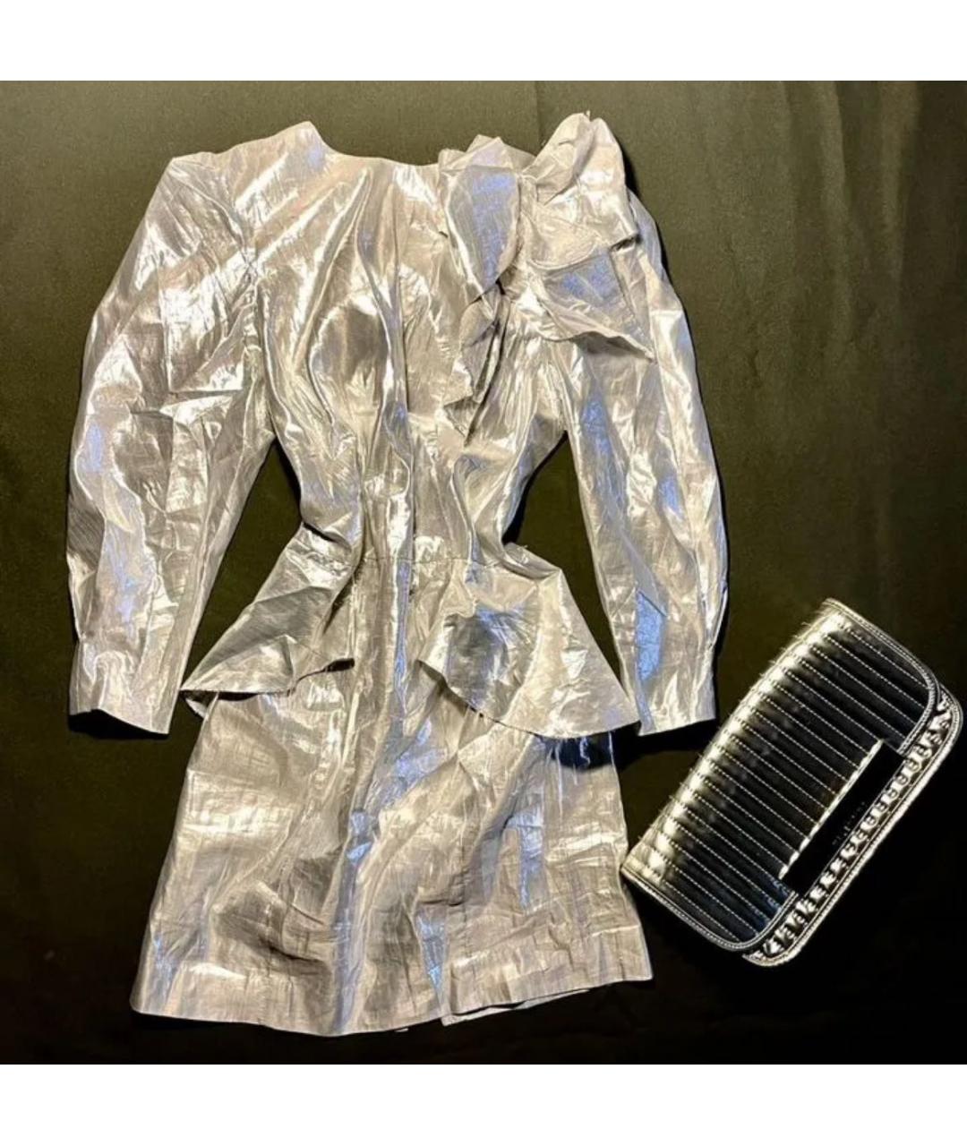 GUCCI Серебряное вечернее платье, фото 5