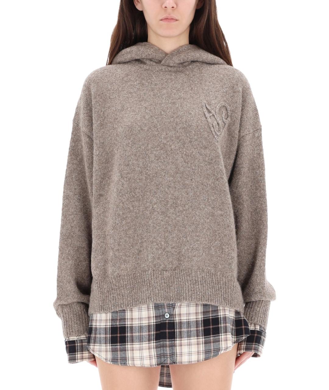 ACNE STUDIOS Бежевый хлопковый джемпер / свитер, фото 1