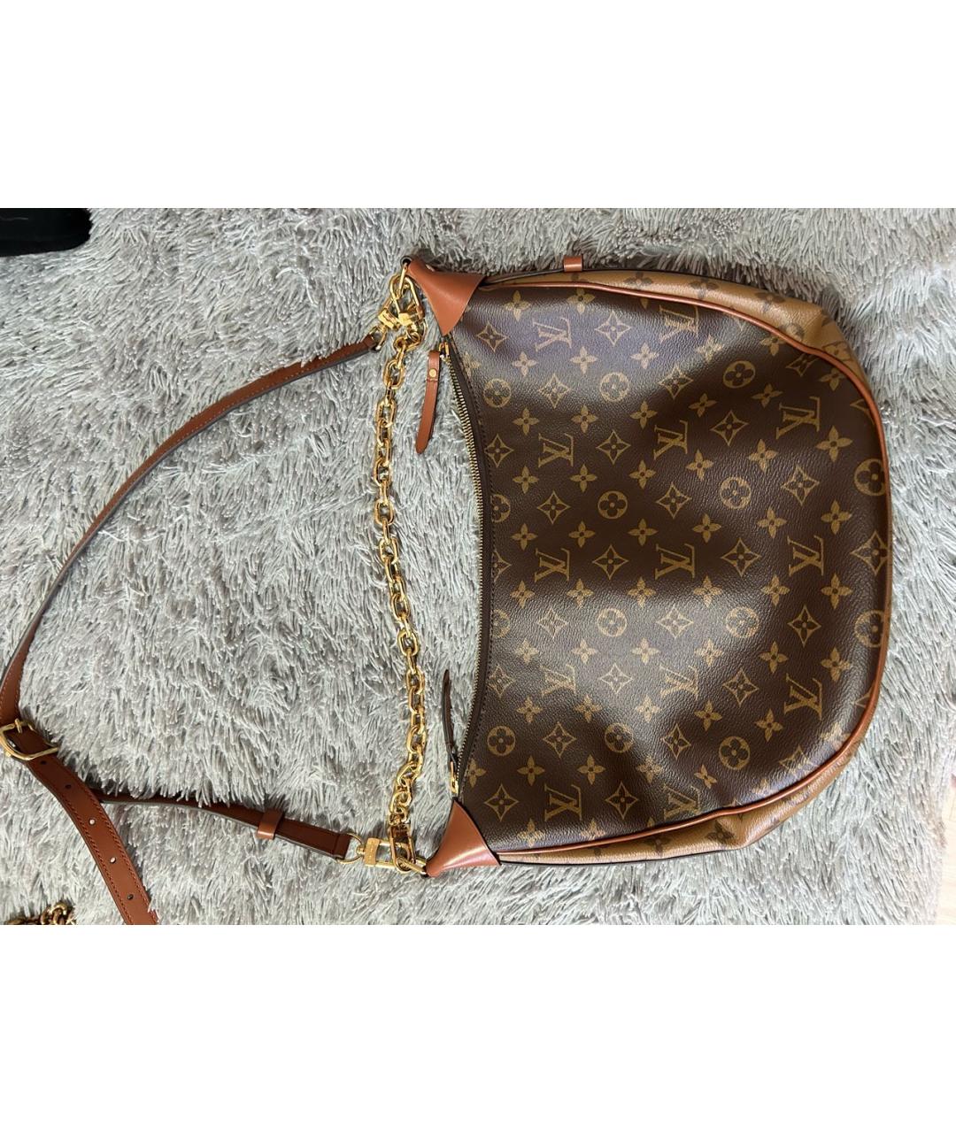 LOUIS VUITTON Коричневая сумка через плечо, фото 2