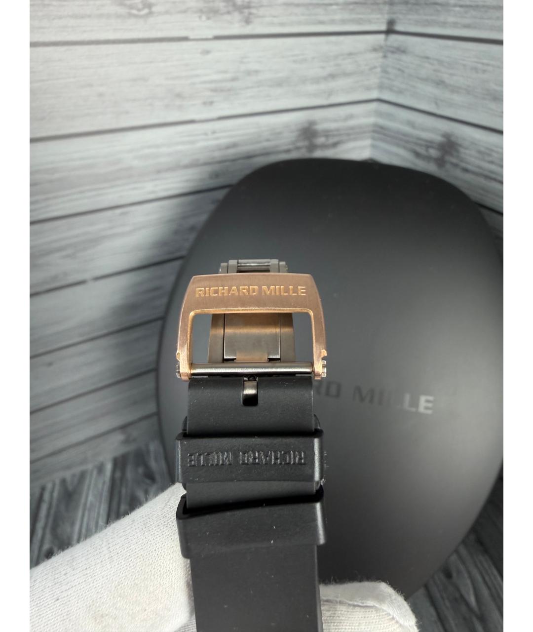 Richard Mille Черные часы из розового золота, фото 8