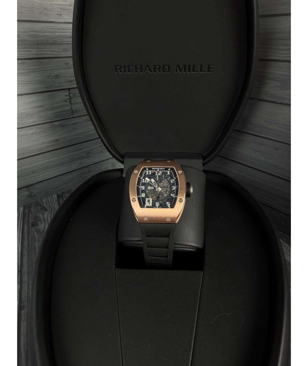 Richard Mille Черные часы из розового золота, фото 2