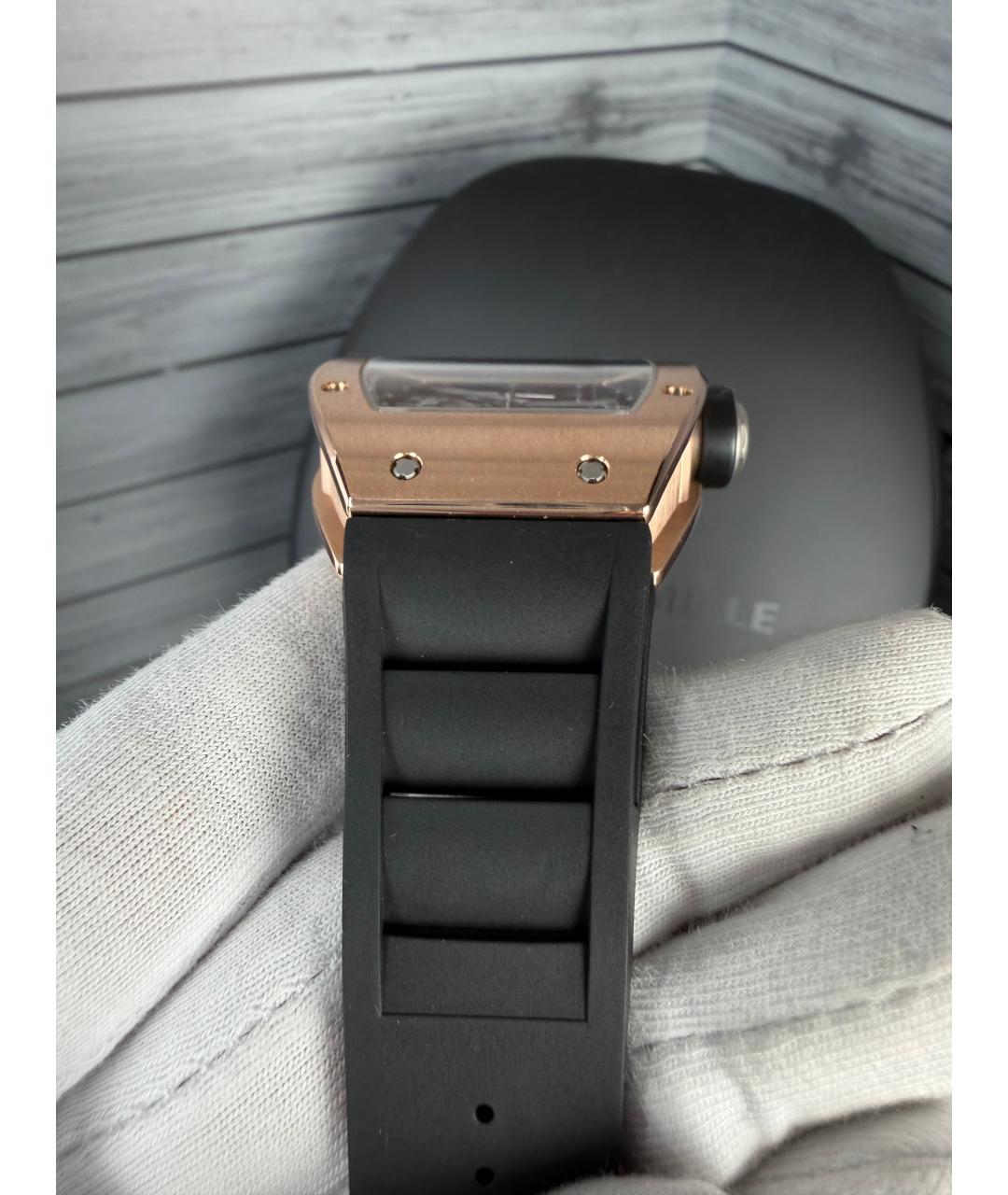 Richard Mille Черные часы из розового золота, фото 6