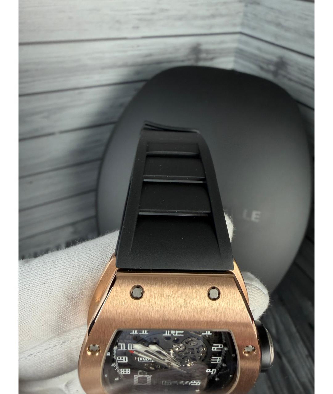 Richard Mille Черные часы из розового золота, фото 7