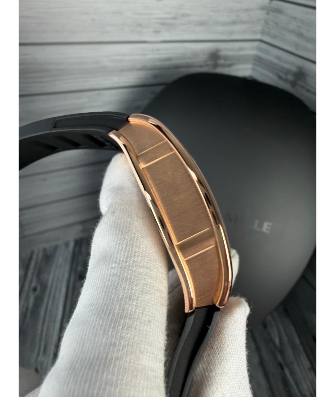 Richard Mille Черные часы из розового золота, фото 5