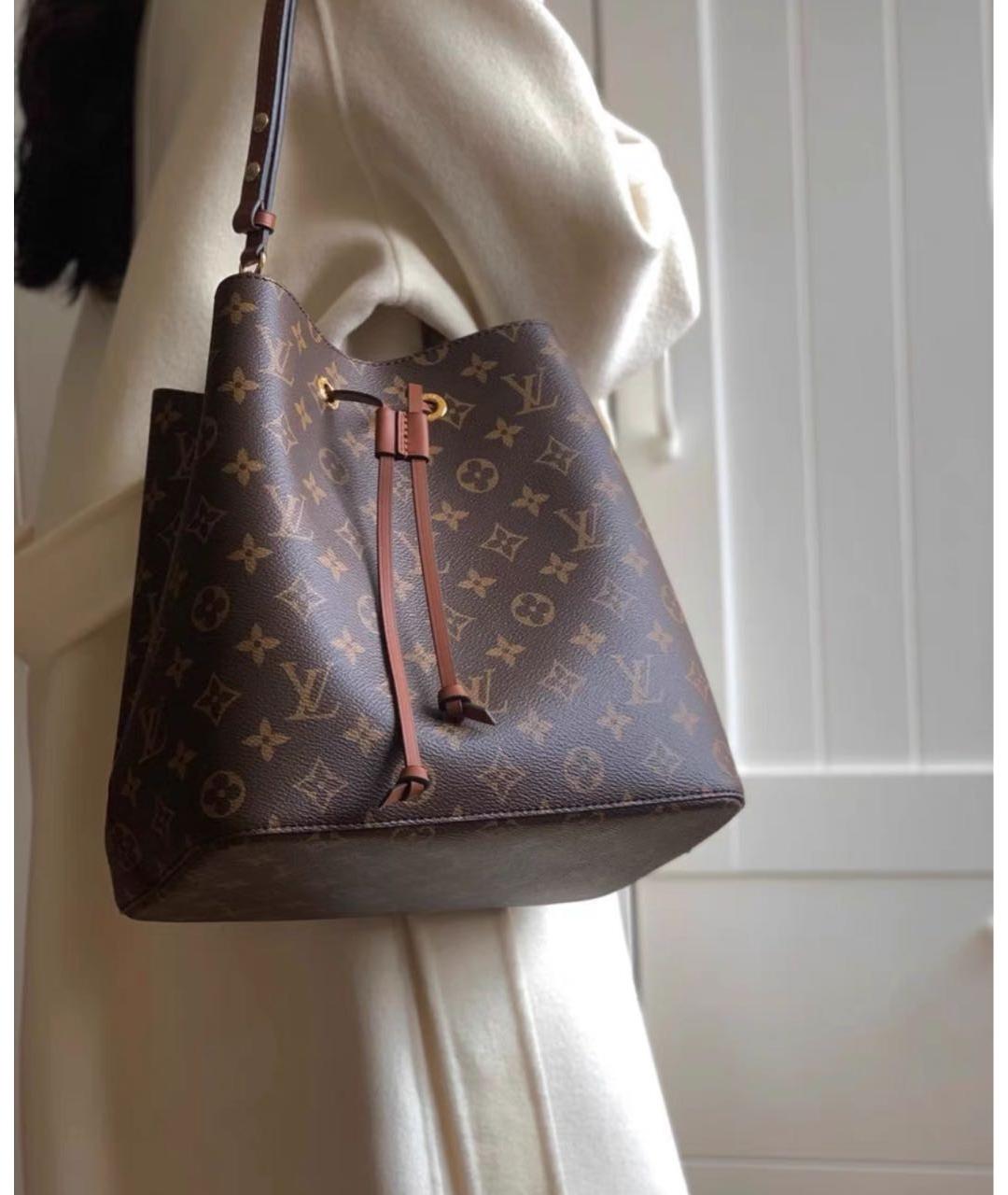 LOUIS VUITTON Коричневая сумка через плечо, фото 5