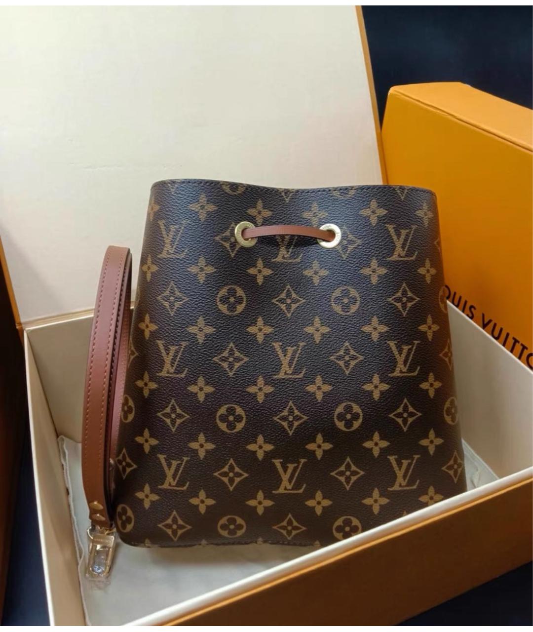 LOUIS VUITTON Коричневая сумка через плечо, фото 2