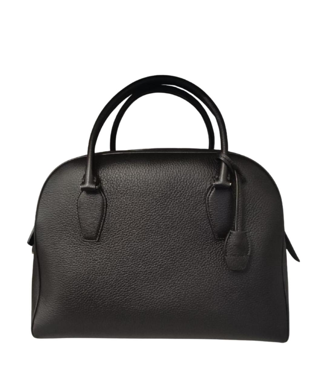 THE ROW Коричневая кожаная сумка с короткими ручками, фото 1