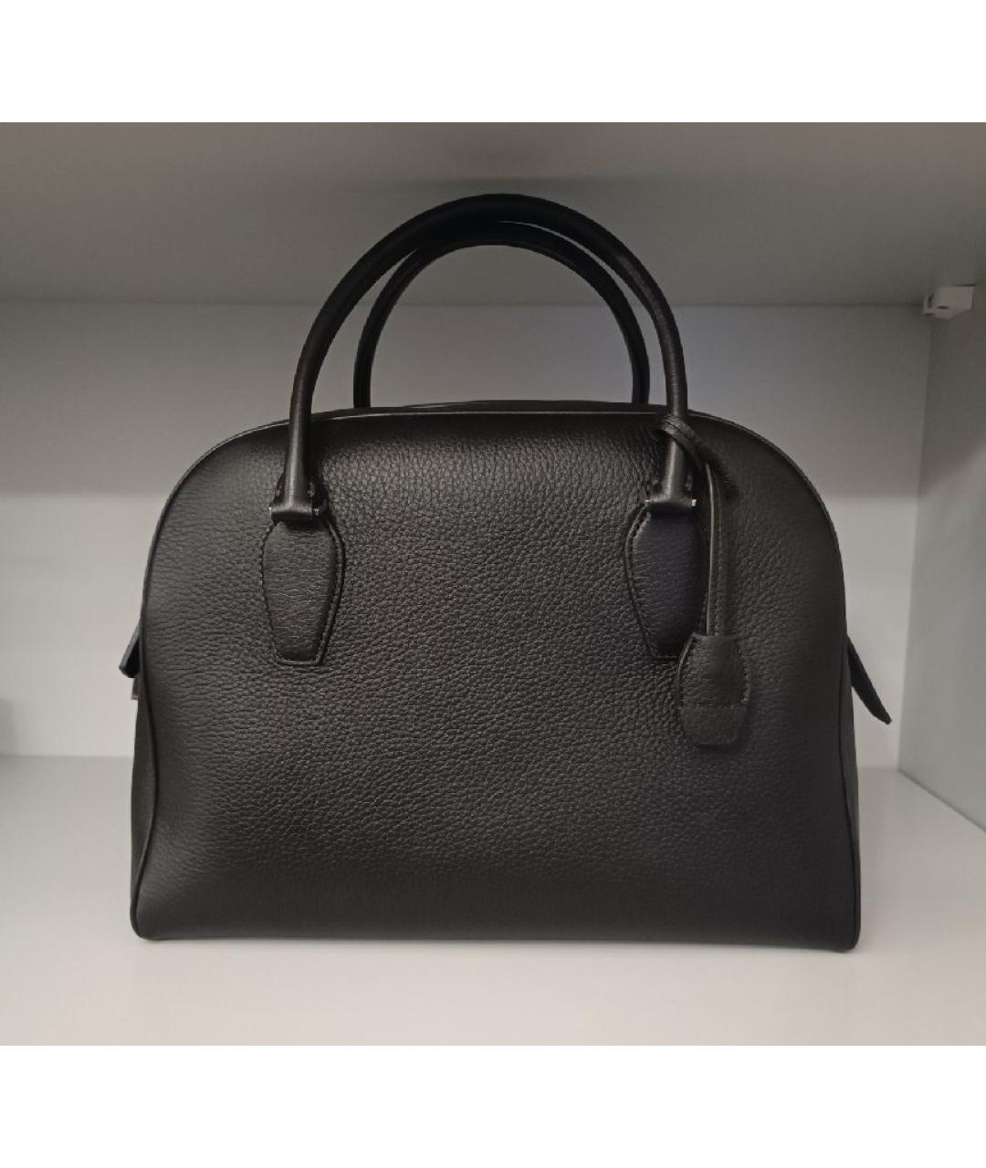 THE ROW Коричневая кожаная сумка с короткими ручками, фото 7