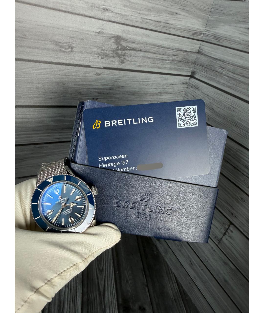 BREITLING Темно-синие часы, фото 2