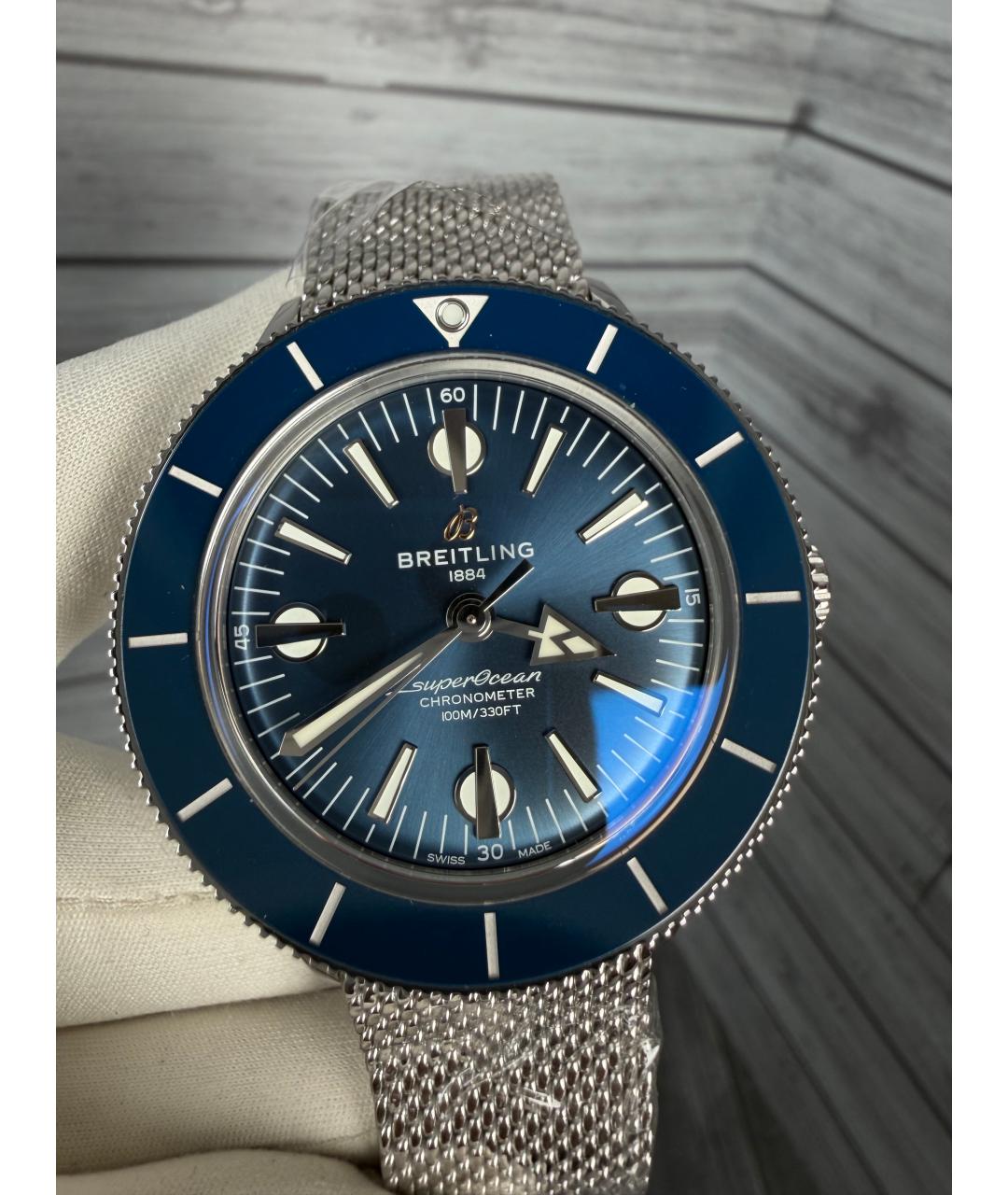 BREITLING Темно-синие часы, фото 4