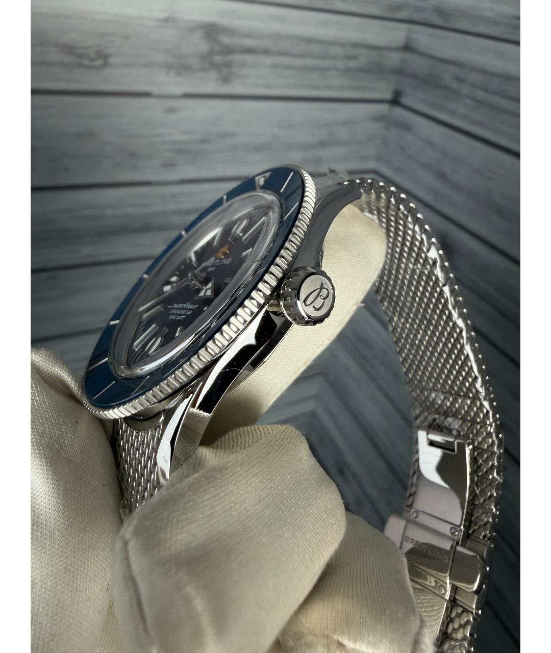 BREITLING Темно-синие часы, фото 5