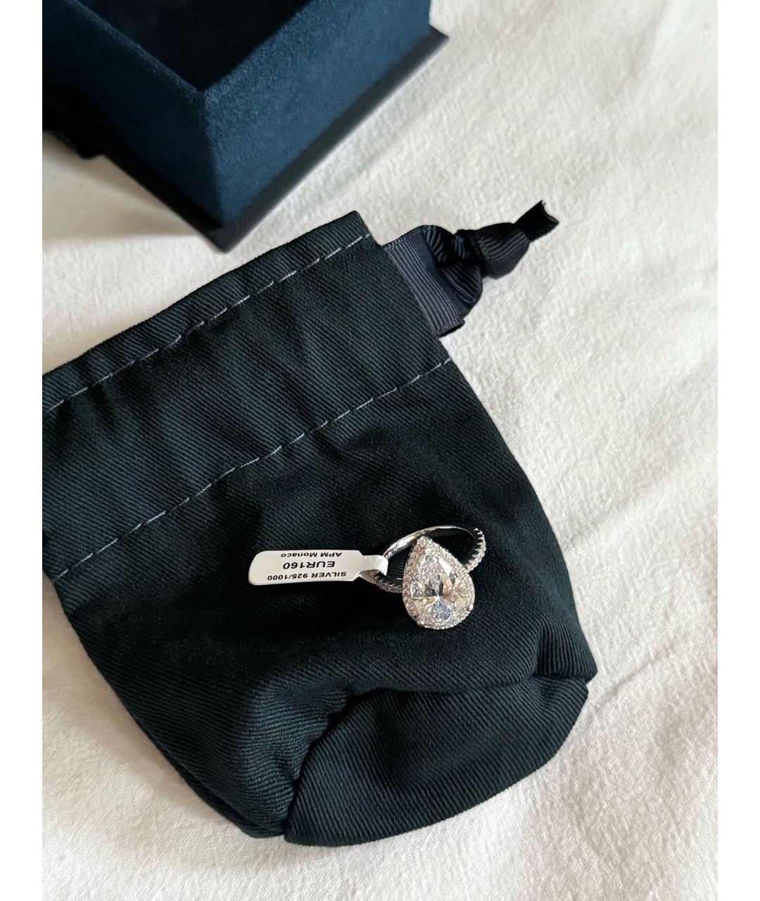 APM Monaco Белое серебряное кольцо, фото 3